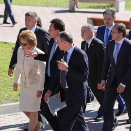 Председатель Совета Федерации Валентина Матвиенко высоко оценила темпы создания ВТРК «Архыз» и предложила россиянам посетить курорт