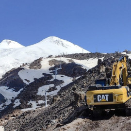 На «Эльбрусе» строится новая горнолыжная трасса